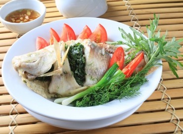 Cá trắm hấp ngải cứu ngon không tưởng