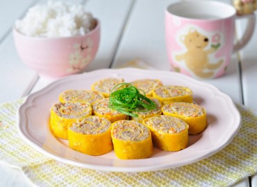 Trứng cuộn mà làm thế này thì không ai chê được câu nào