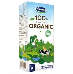 Sữa tiệt trùng vinamilk KD organic